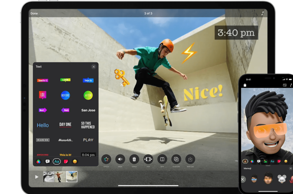 Apple terminates support for the Clips video-editing application
