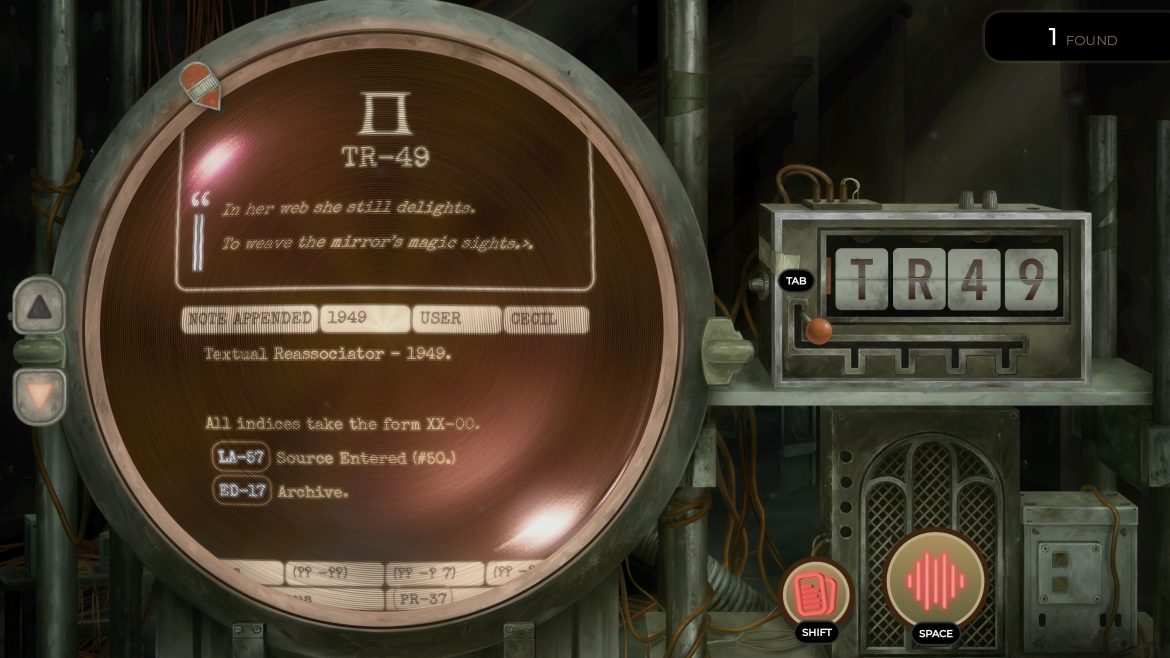 TR-49 is interactive fiction for enthusiasts of deep research rabbit holes.