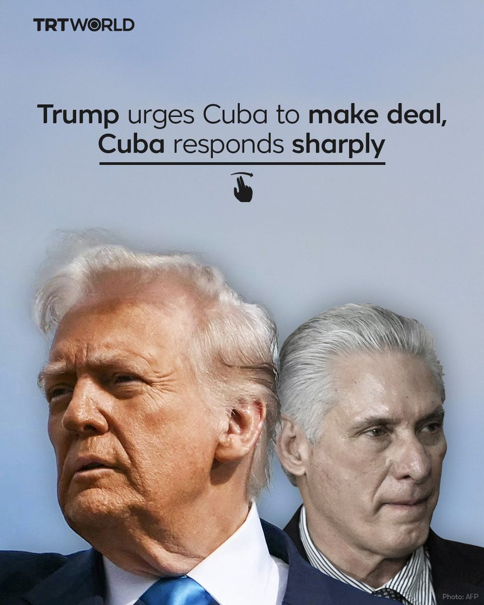 Trump urges Cuba to 'strike a deal, before it's too late'