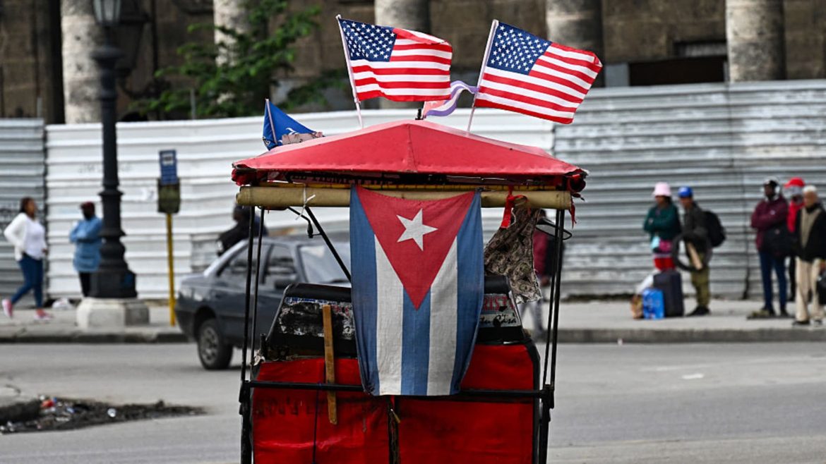 Trump claims he believes he will possess the 'privilege' of 'claiming Cuba'