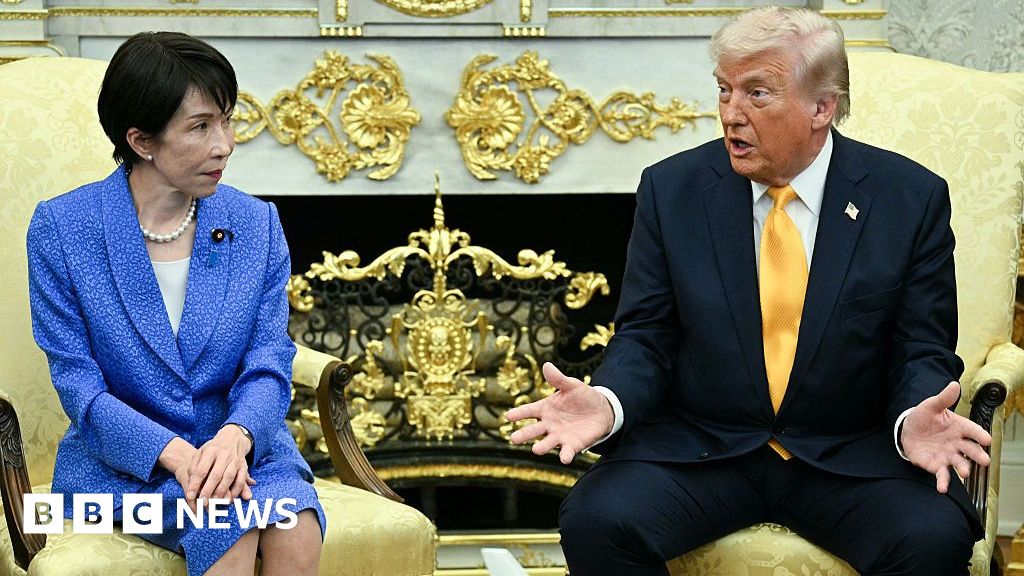Trump likens the assault on Iran to Pearl Harbor during a discussion with the Japanese Prime Minister.