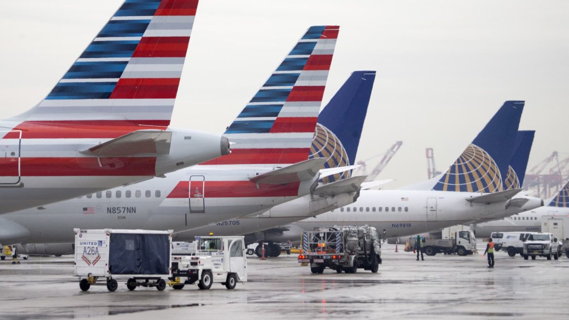 American Airlines drops 3% in premarket trading following the rejection of the United megamerger.