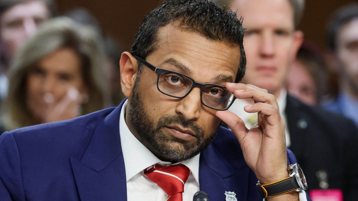 FBI Director Kash Patel pledges to take legal action against The Atlantic regarding allegations of alcohol misuse.