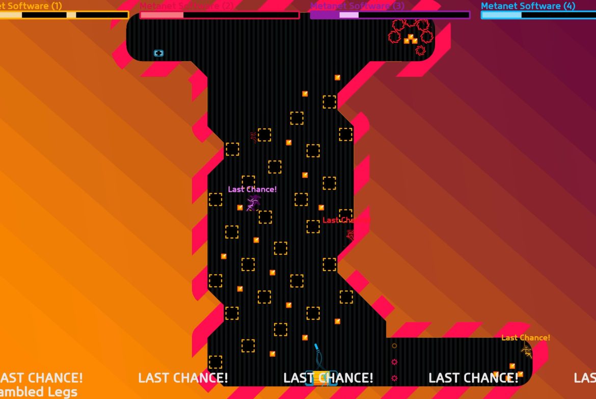More than a decade later, the team behind N++ is back with a multiplayer sequel