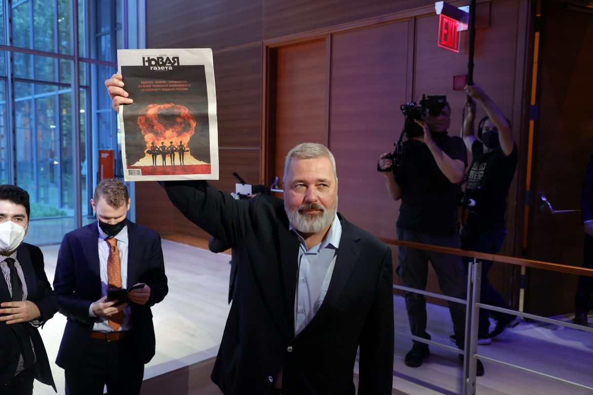 Putin can no longer claim victory in Ukraine, Nobel Peace Prize winner tells BBC