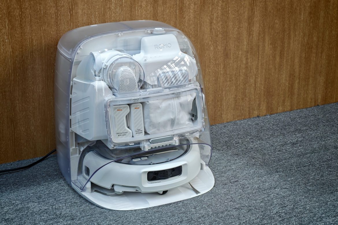 DJIâs new robovac can climb obstacles, vacuum quietly, and claims much improved privacy